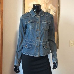 Jag Jeans Stretch Denim Jacket Sz M